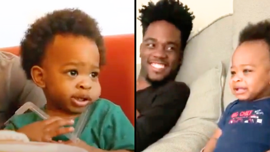 Dad goes viral for adorable conversation with baby