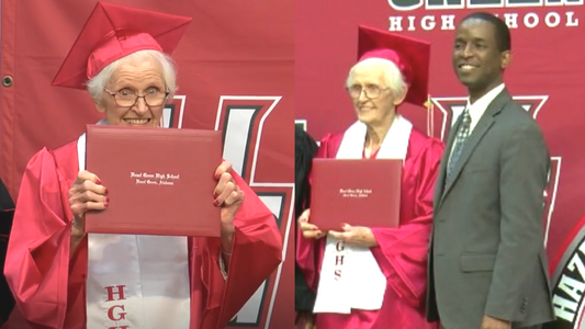 After 79 Years She Finally Graduated High School