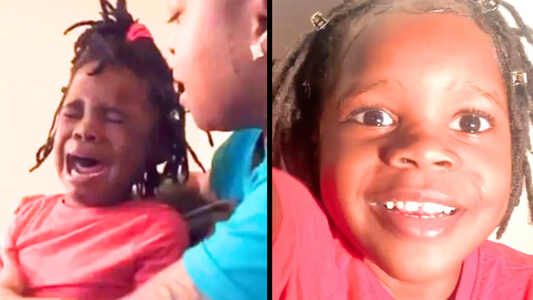 Little Girl Cries Because She Thinks She Isn't Pretty, Woman Comforts Her