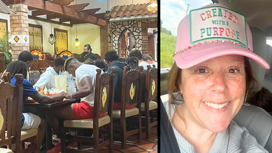 Diner notices table of men doing something shocking