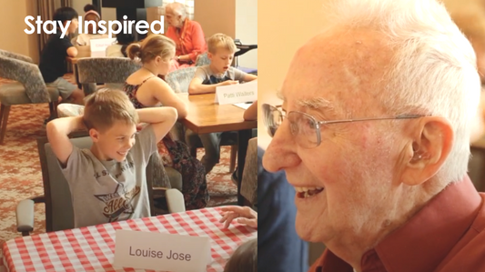 Kids And Senior Citizens Meet Up