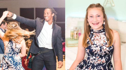 NFL Player Takes Young Girl Out To Dad/Daughter Dance