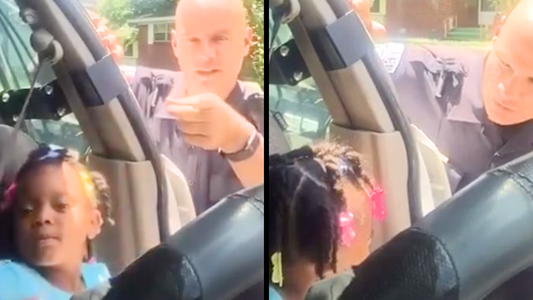 Young girl steals police officer's car then this happens