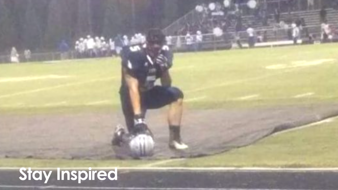Boy Takes A Knee For A Special Reason