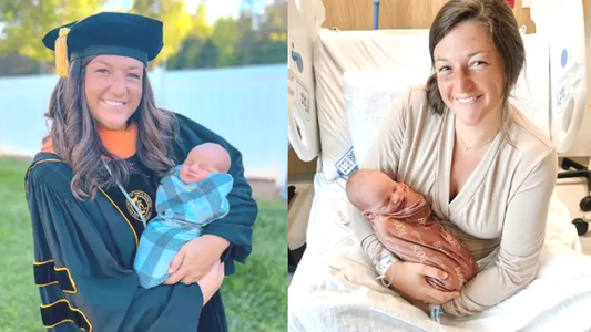 Woman Gives Birth And Earns Doctorate Degree in 24 Hours