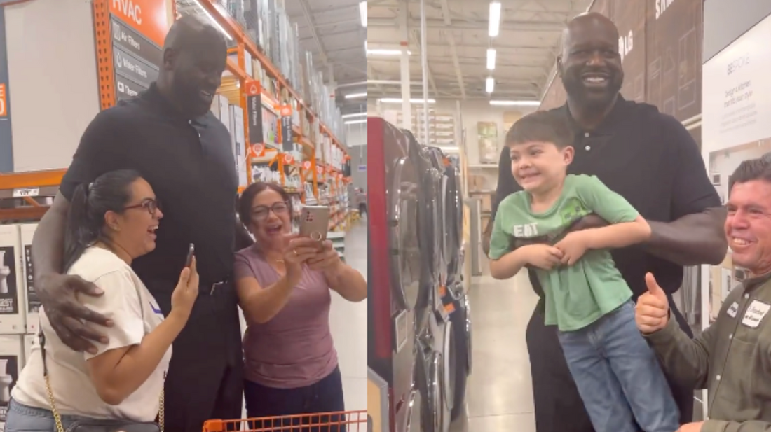 Shaq Surprises Family With Special Gift