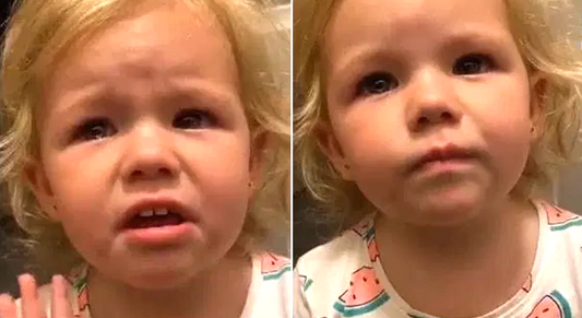 2-Yr-Old Uses Positive Affirmations To Calm Herself Down