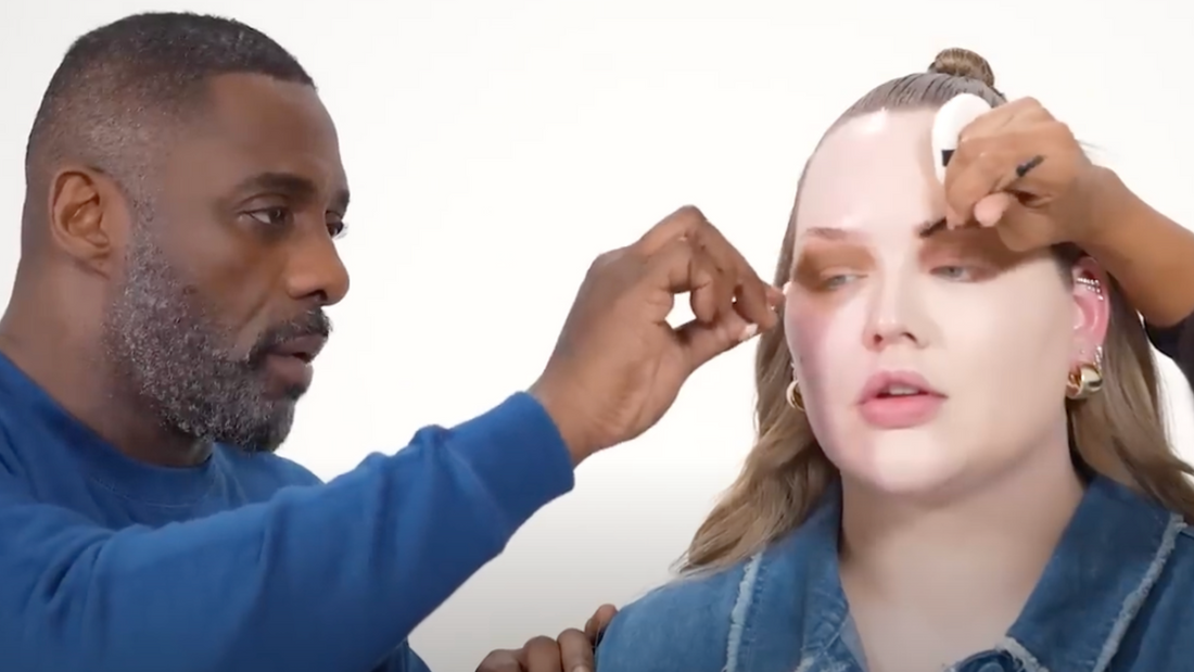 Man does woman's make up and fails to his wife